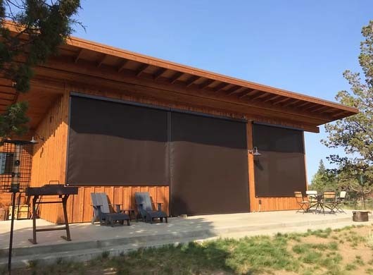 Motorized Exterior Solar Screens - Bend Oregon